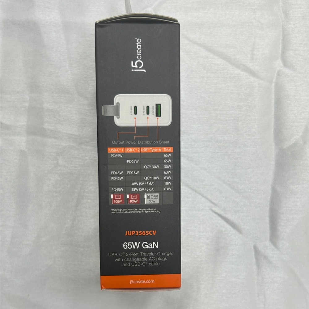 j5create 65W GaN USB-C Charger - Picture 2 of 4